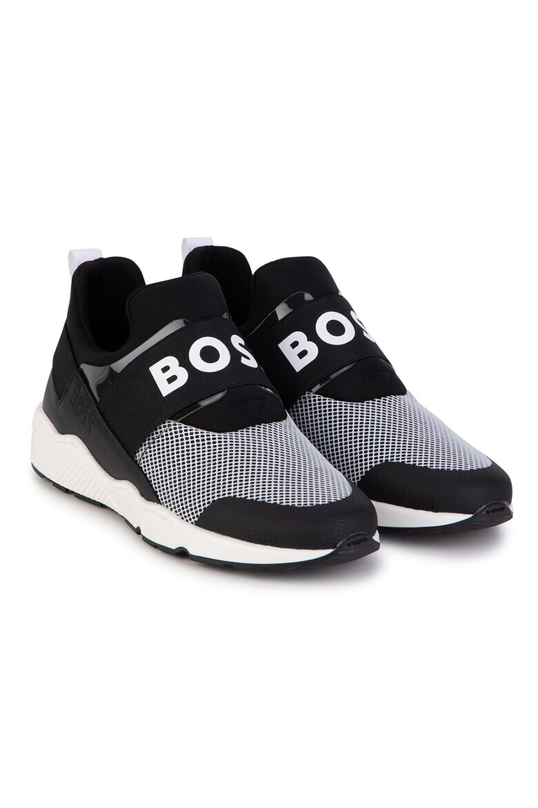 BOSS Kidswear Pantofi sport slip-on cu insertie de plasa - Pled.ro