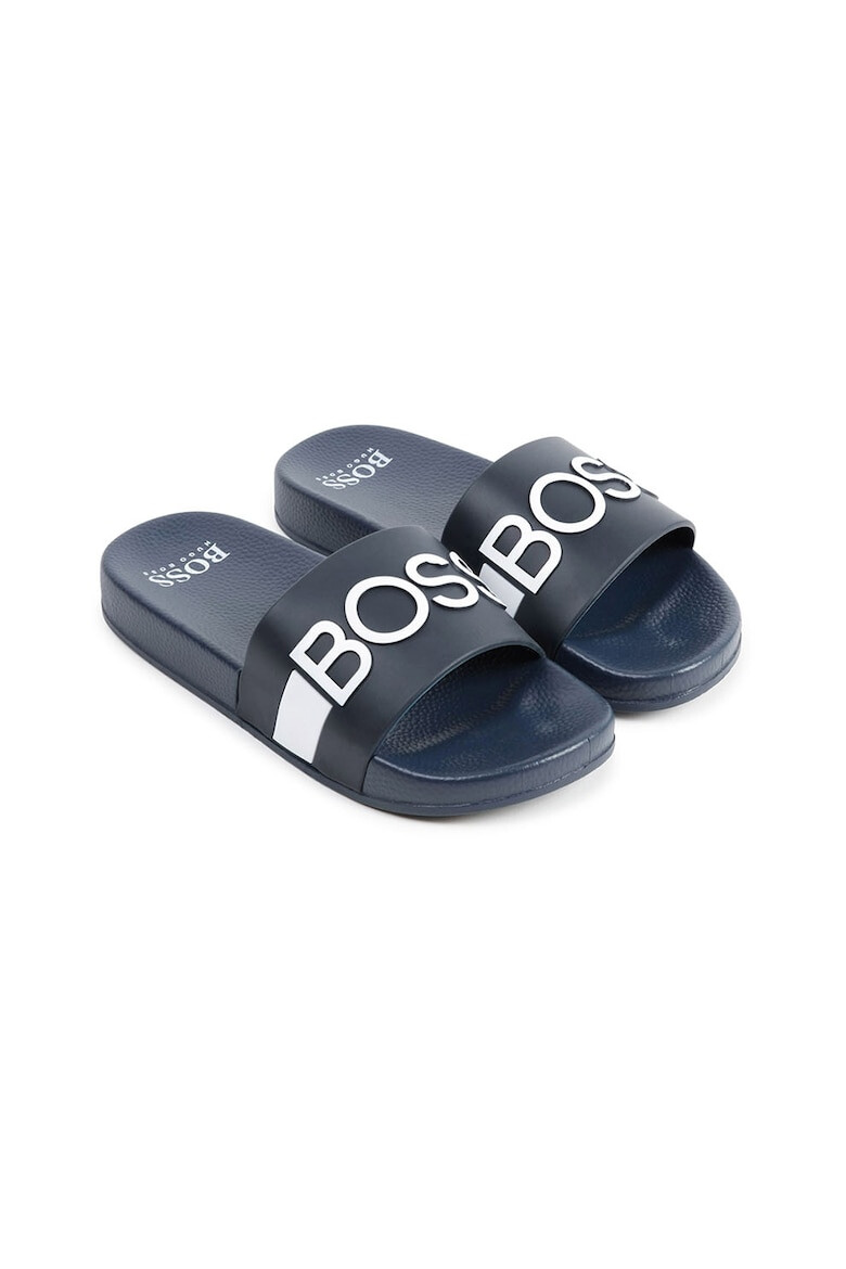 BOSS Kidswear Papuci cu imprimeu logo - Pled.ro