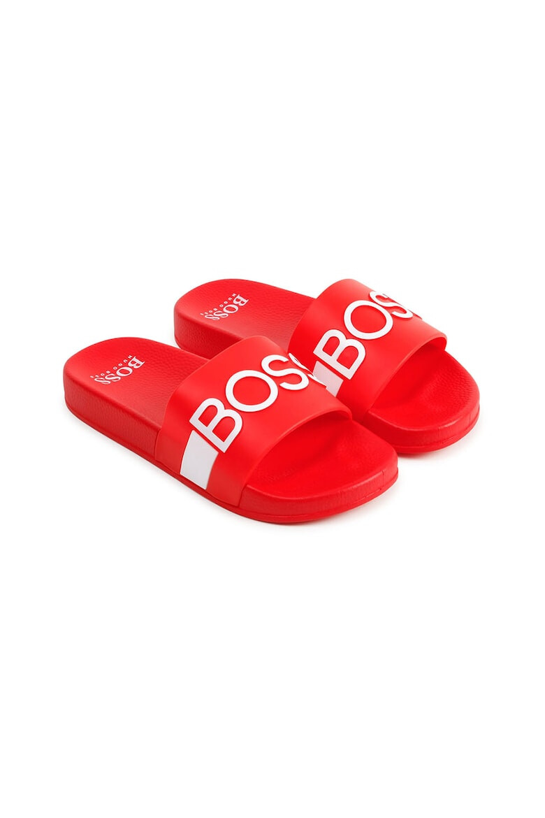 BOSS Kidswear Papuci cu imprimeu logo - Pled.ro