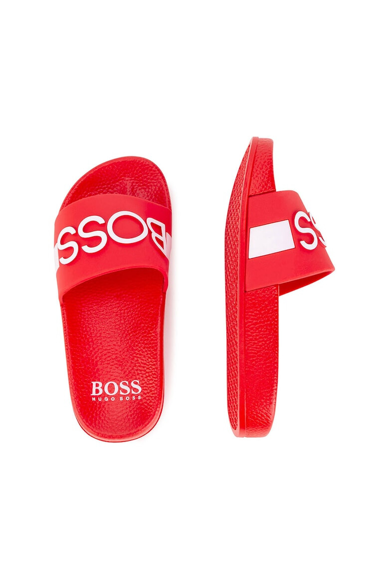 BOSS Kidswear Papuci cu imprimeu logo - Pled.ro