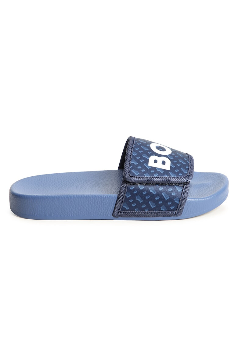 BOSS Kidswear Papuci cu inchidere velcro si logo - Pled.ro