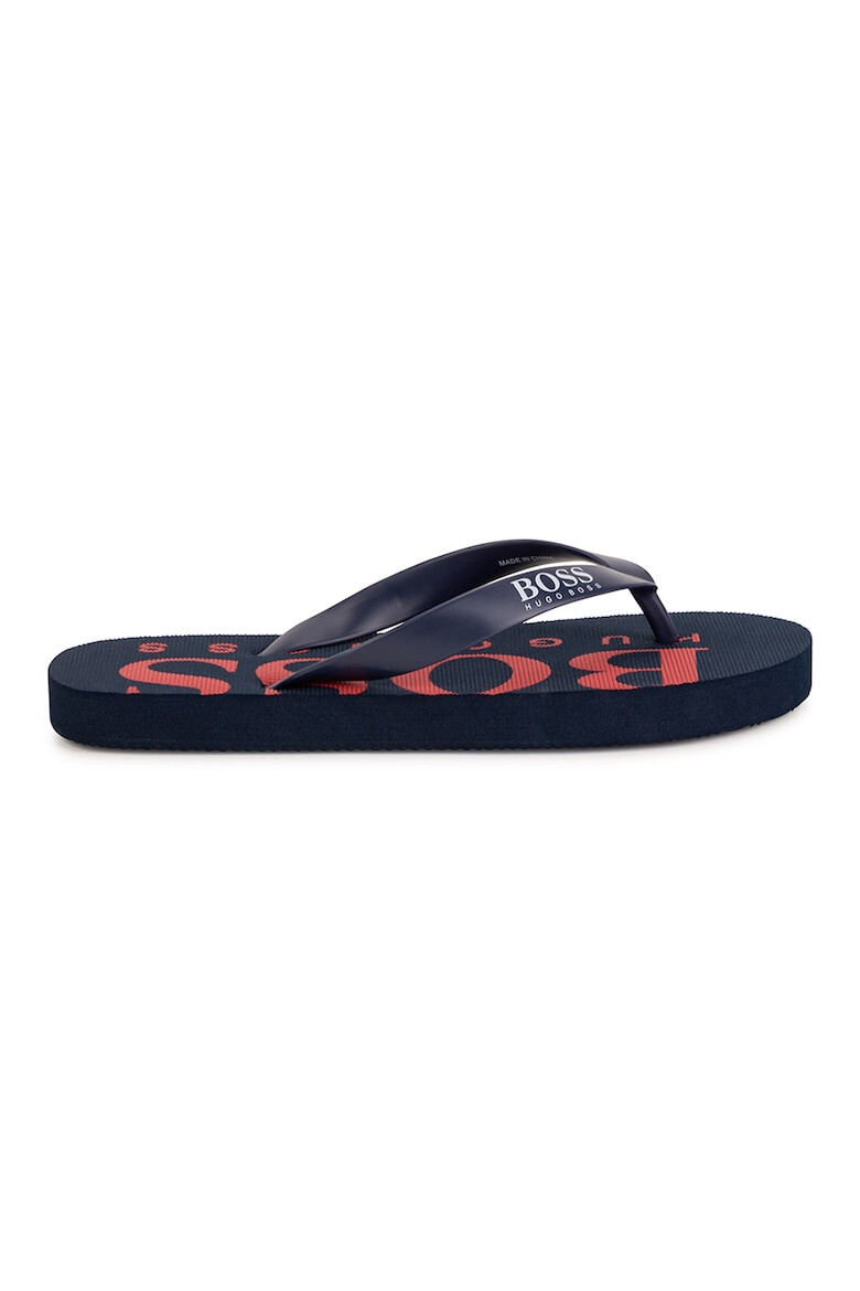 BOSS Kidswear Papuci flip-flop cu imprimeu logo - Pled.ro