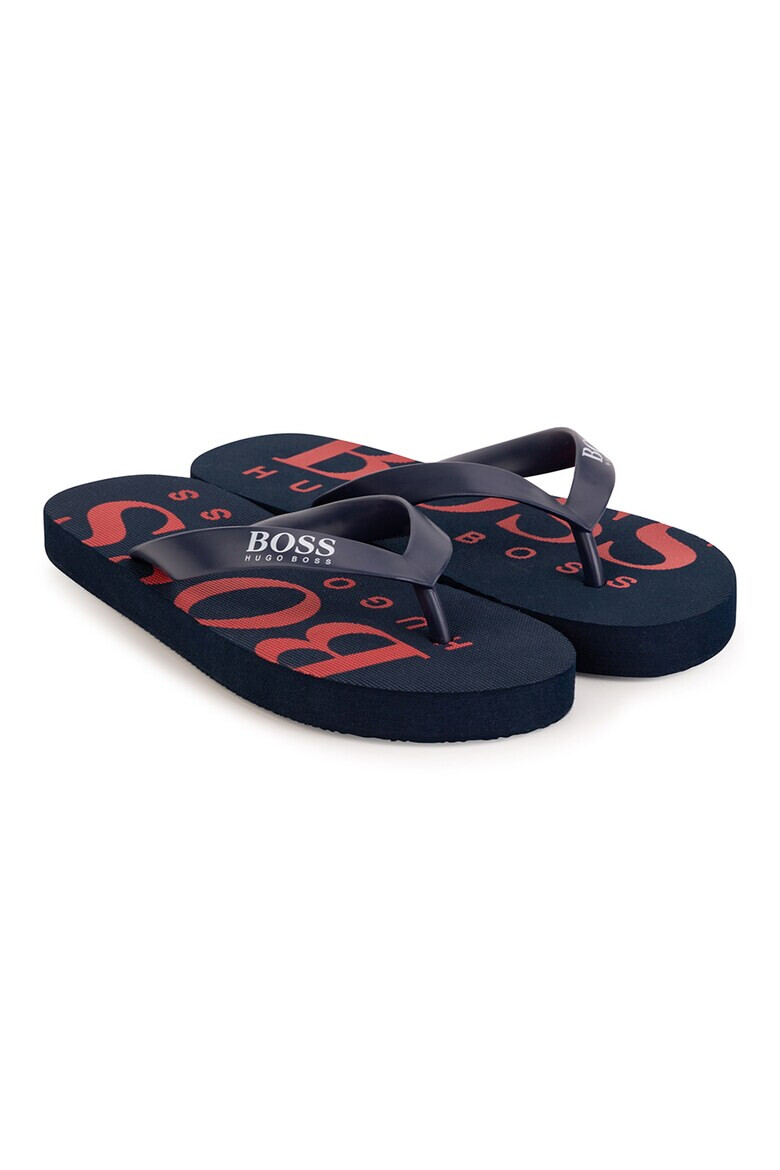 BOSS Kidswear Papuci flip-flop cu imprimeu logo - Pled.ro