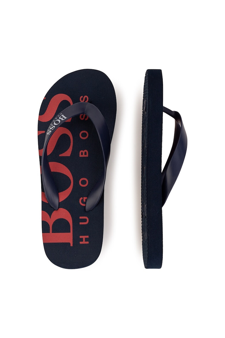 BOSS Kidswear Papuci flip-flop cu imprimeu logo - Pled.ro