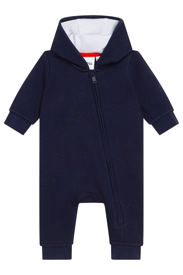 BOSS Kidswear Salopeta cu gluga si model logo - Pled.ro