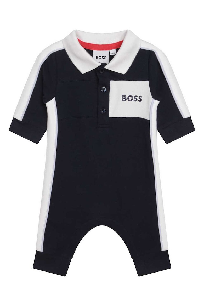 BOSS Kidswear Salopeta lunga cu guler ascutit - Pled.ro