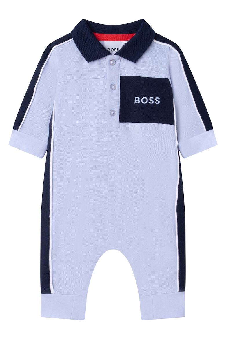 BOSS Kidswear Salopeta lunga cu guler ascutit - Pled.ro