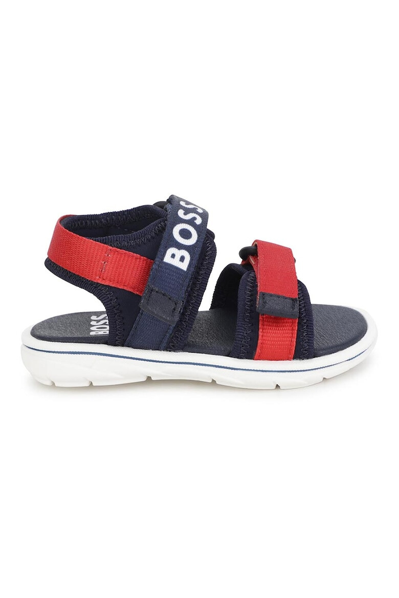 BOSS Kidswear Sandale cu detalii logo si velcro - Pled.ro