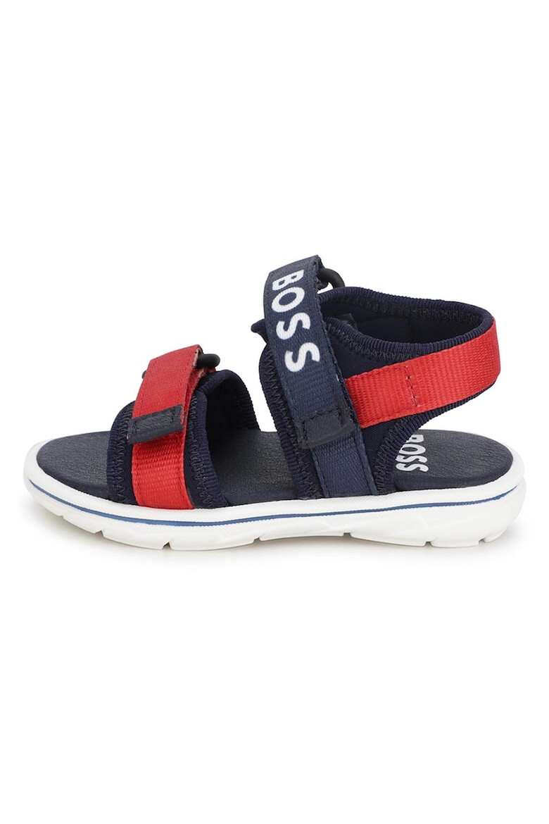 BOSS Kidswear Sandale cu detalii logo si velcro - Pled.ro