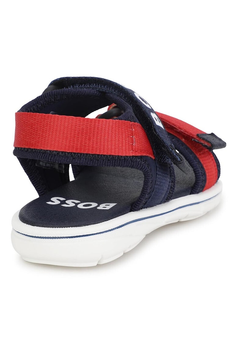 BOSS Kidswear Sandale cu detalii logo si velcro - Pled.ro