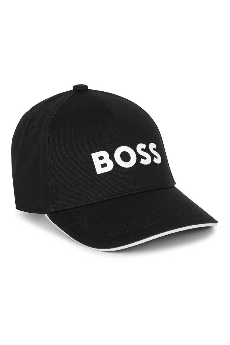 BOSS Kidswear Sapca de bumbac cu logo - Pled.ro