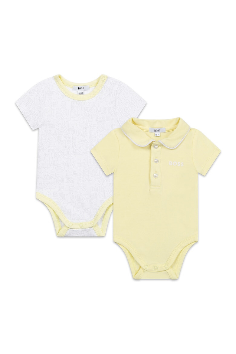 BOSS Kidswear Set de body-uri cu maneci scurte - 2 piese - Pled.ro