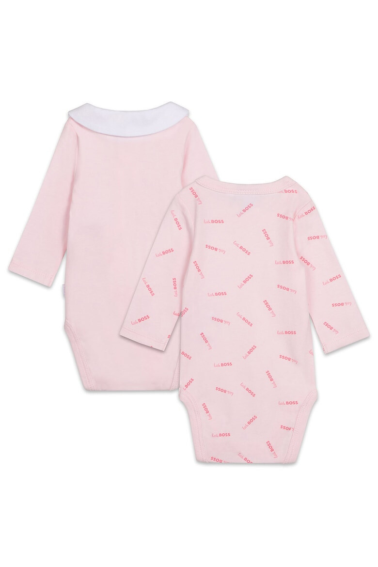 BOSS Kidswear Set de body-uri din amestec de bumbac cu imprimeu - 2 piese - Pled.ro