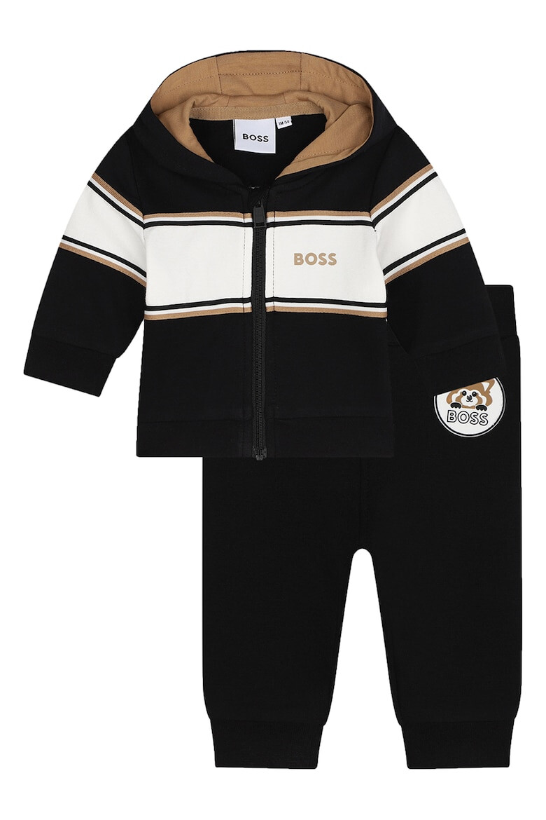 BOSS Kidswear Set de hanorac cu fermoar si pantaloni lungi - 2 piese - Pled.ro