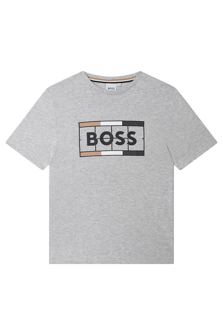 BOSS Kidswear Set de pantaloni scurti si tricou cu imprimeu logo - 2 piese - Pled.ro