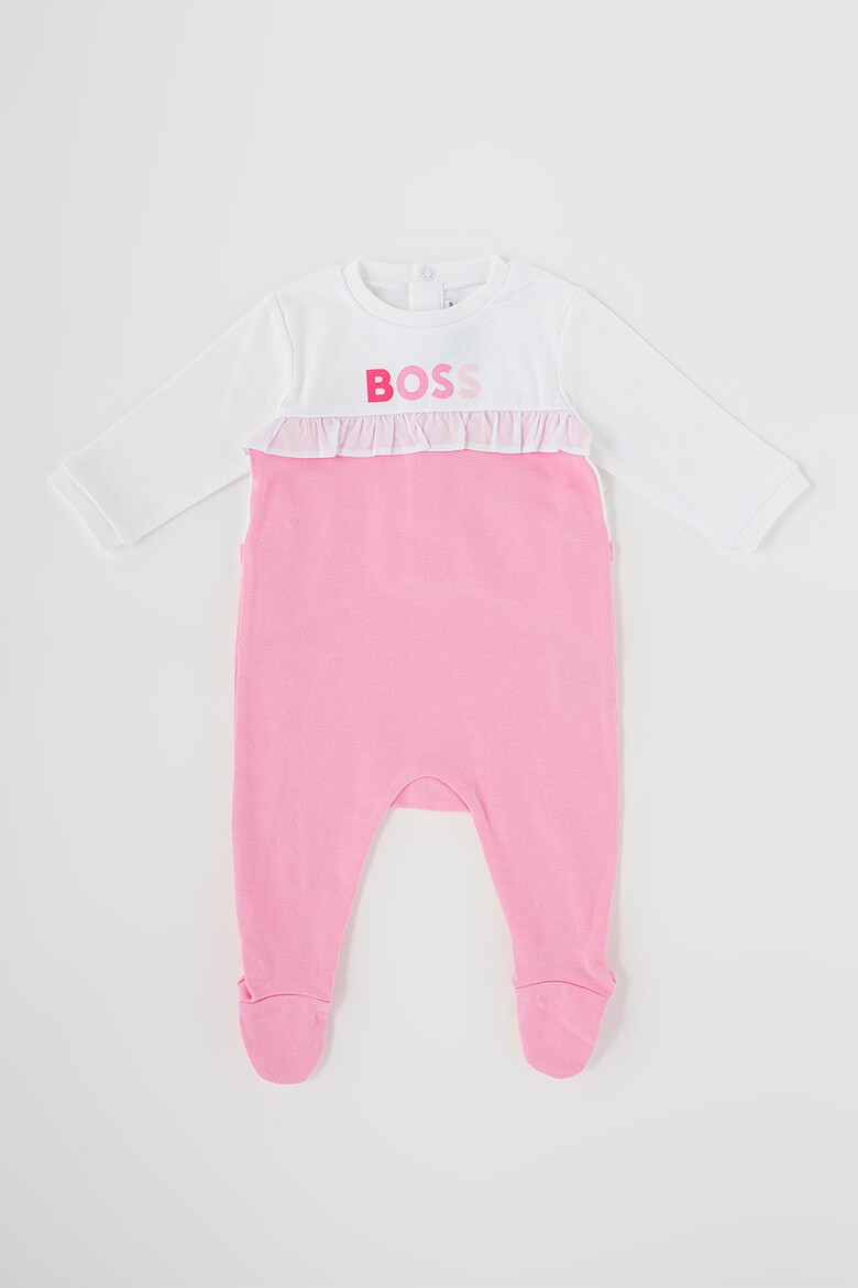 BOSS Kidswear Set de salopeta cu botosei si baveta - 2 piese - Pled.ro