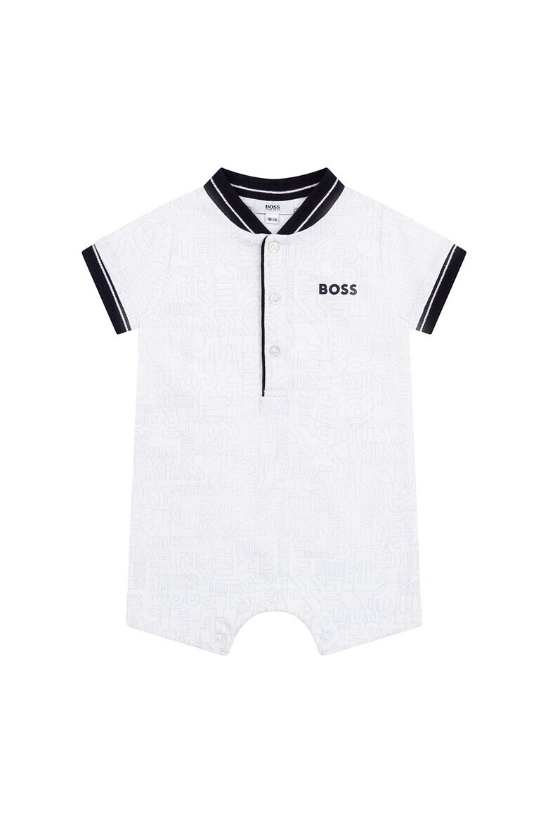 BOSS Kidswear Set de salopeta scurta si baveta - 2 piese - Pled.ro