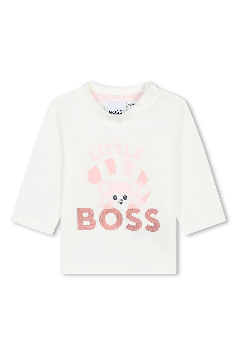 BOSS Kidswear Set de trening stralucitor si bluza cu imprimeu grafic - Pled.ro