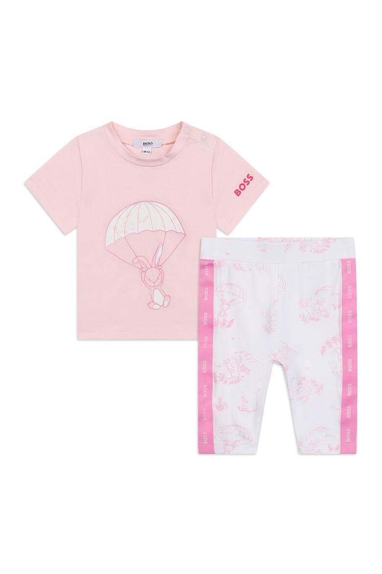 BOSS Kidswear Set de tricou si colanti - 2 piese - Pled.ro