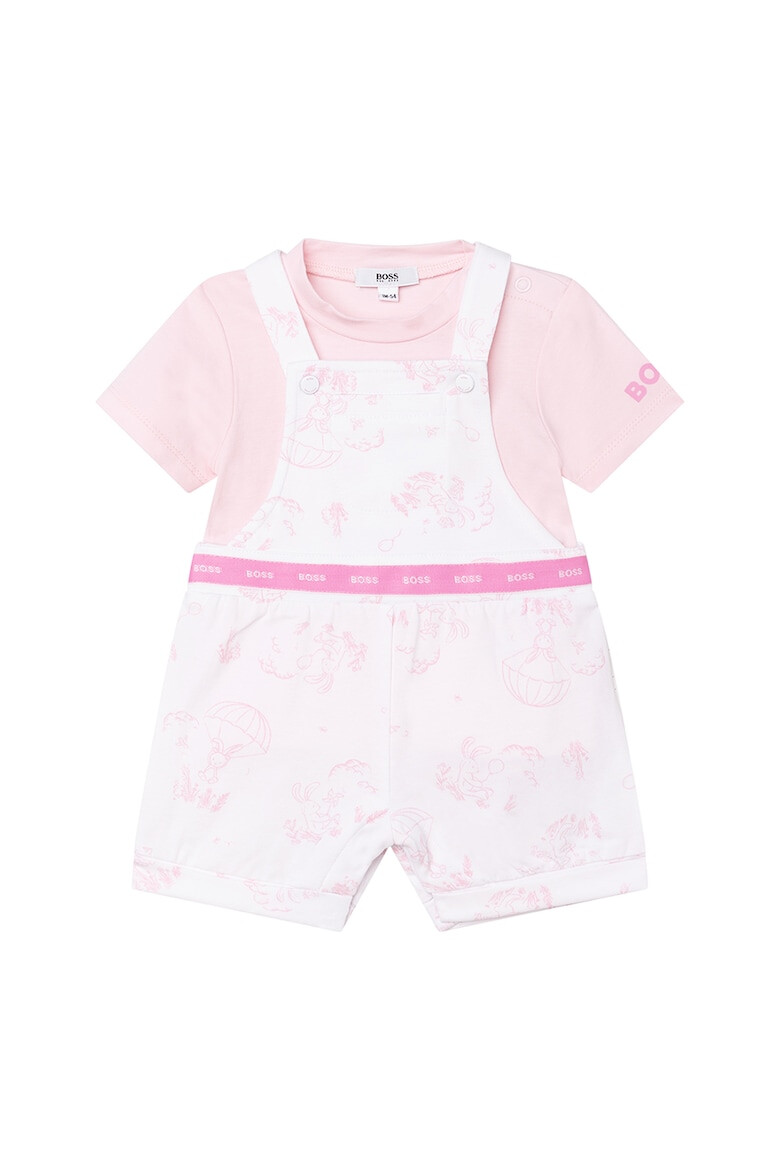 BOSS Kidswear Set de tricou si salopeta - 2 piese - Pled.ro