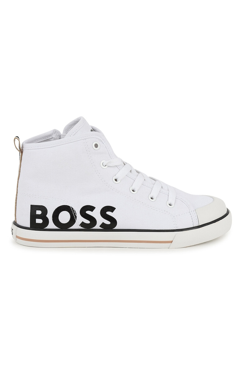 BOSS Kidswear Tenisi mid-high cu imprimeu logo - Pled.ro