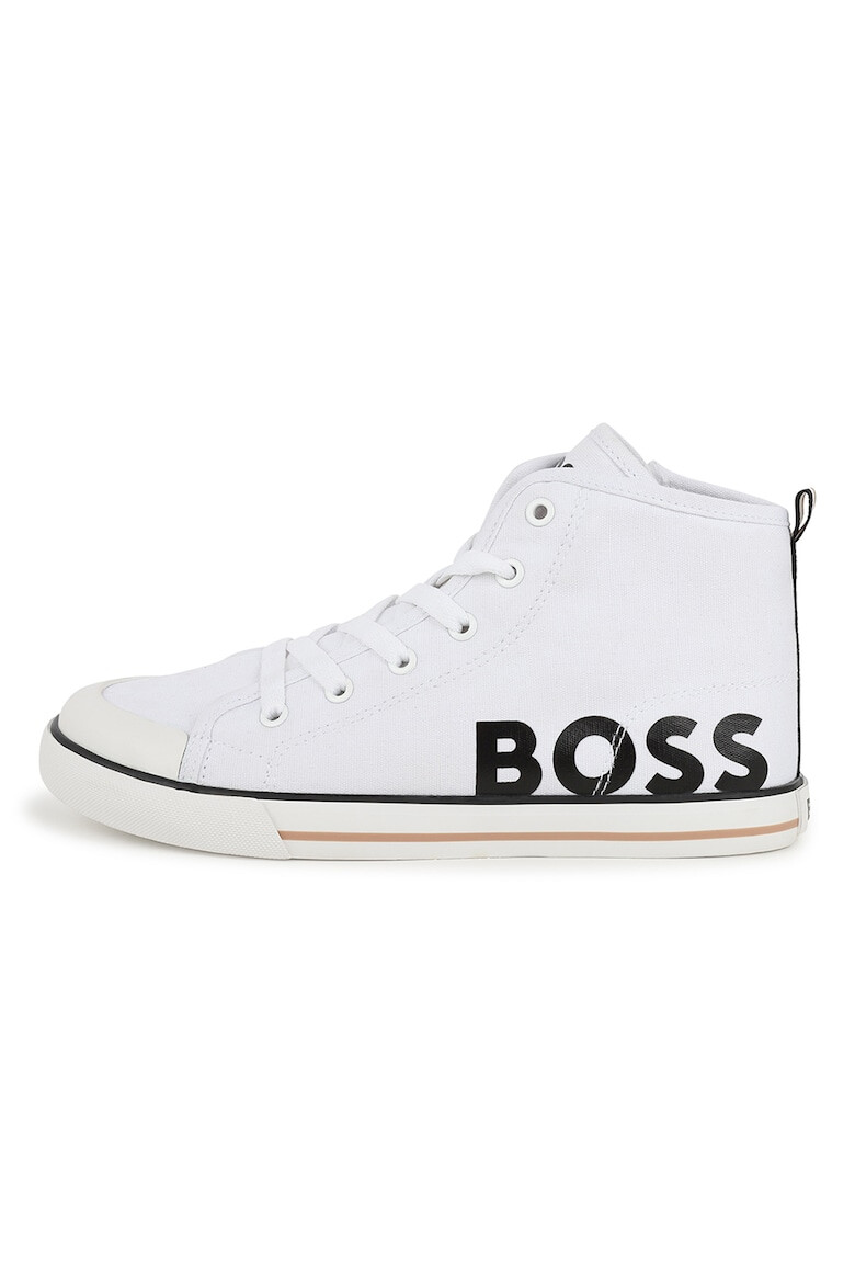 BOSS Kidswear Tenisi mid-high cu imprimeu logo - Pled.ro