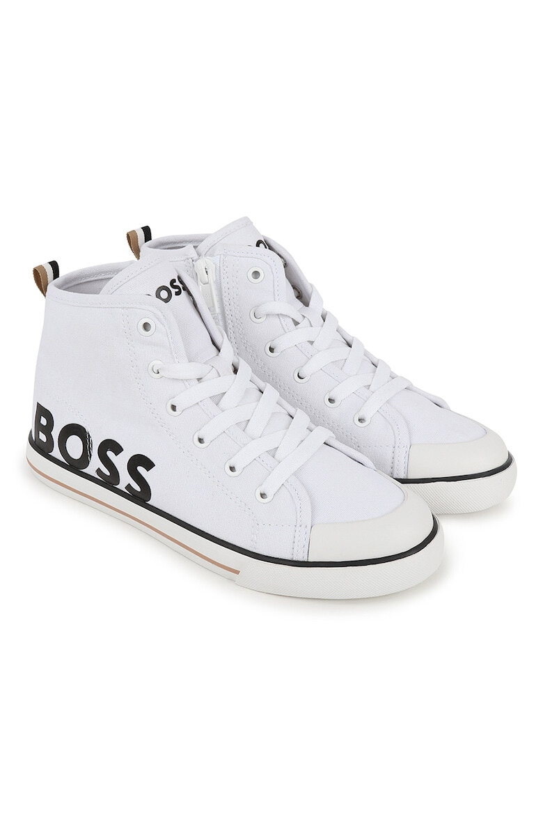 BOSS Kidswear Tenisi mid-high cu imprimeu logo - Pled.ro