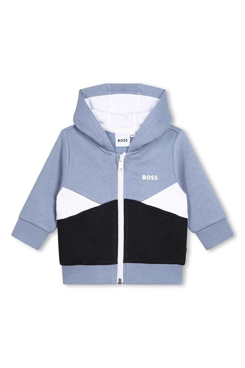 BOSS Kidswear Trening cu gluga si model colorblock - Pled.ro