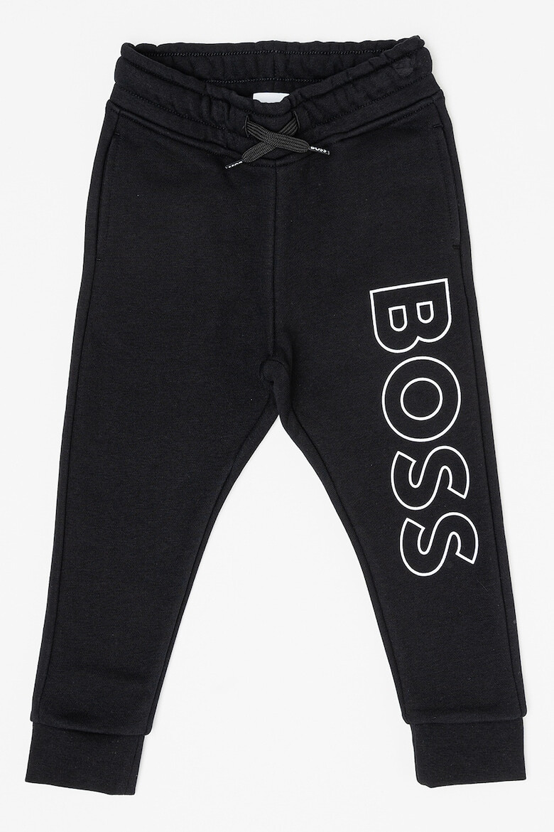 BOSS Kidswear Trening din amestec de bumbac cu imprimeu logo - Pled.ro