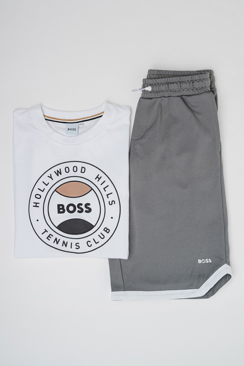 BOSS Kidswear Trening scurt cu imprimeu logo - Pled.ro