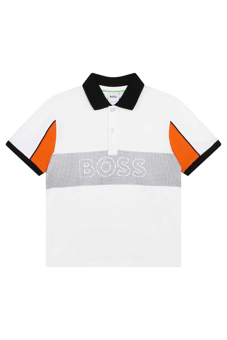 BOSS Kidswear Trening scurt din amestec de bumbac cu logo - Pled.ro