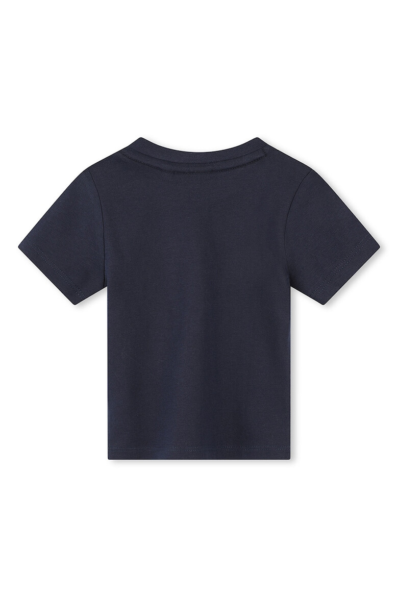 BOSS Kidswear Tricou cu decolteu la baza gatului si imprimeu logo - Pled.ro