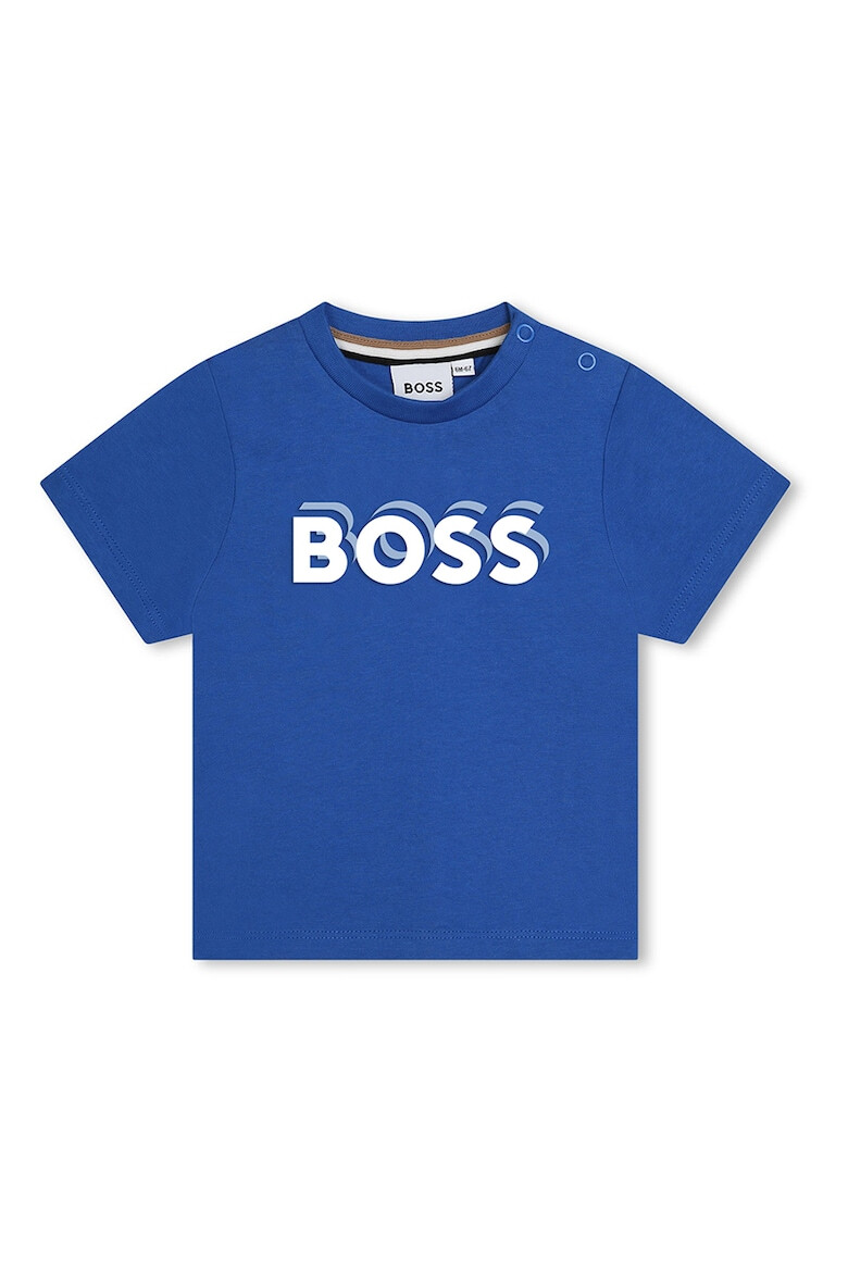 BOSS Kidswear Tricou cu imprimeu logo - Pled.ro