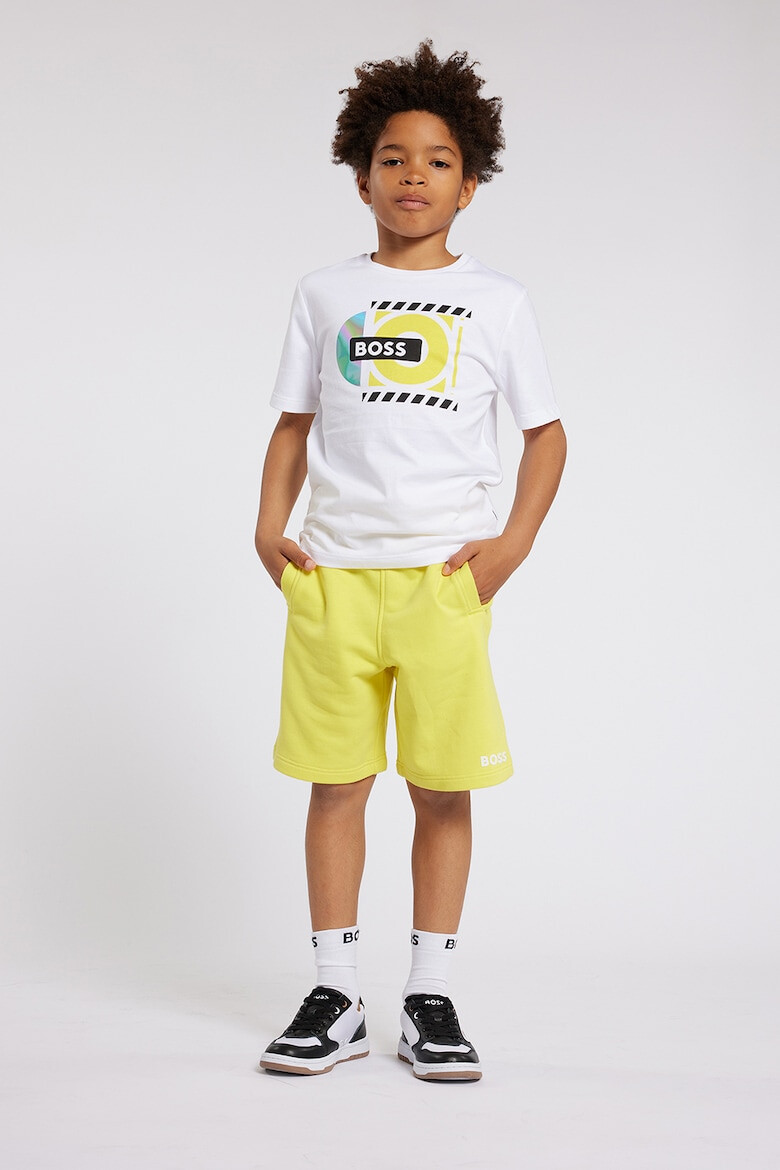 BOSS Kidswear Tricou cu imprimeu logo - Pled.ro