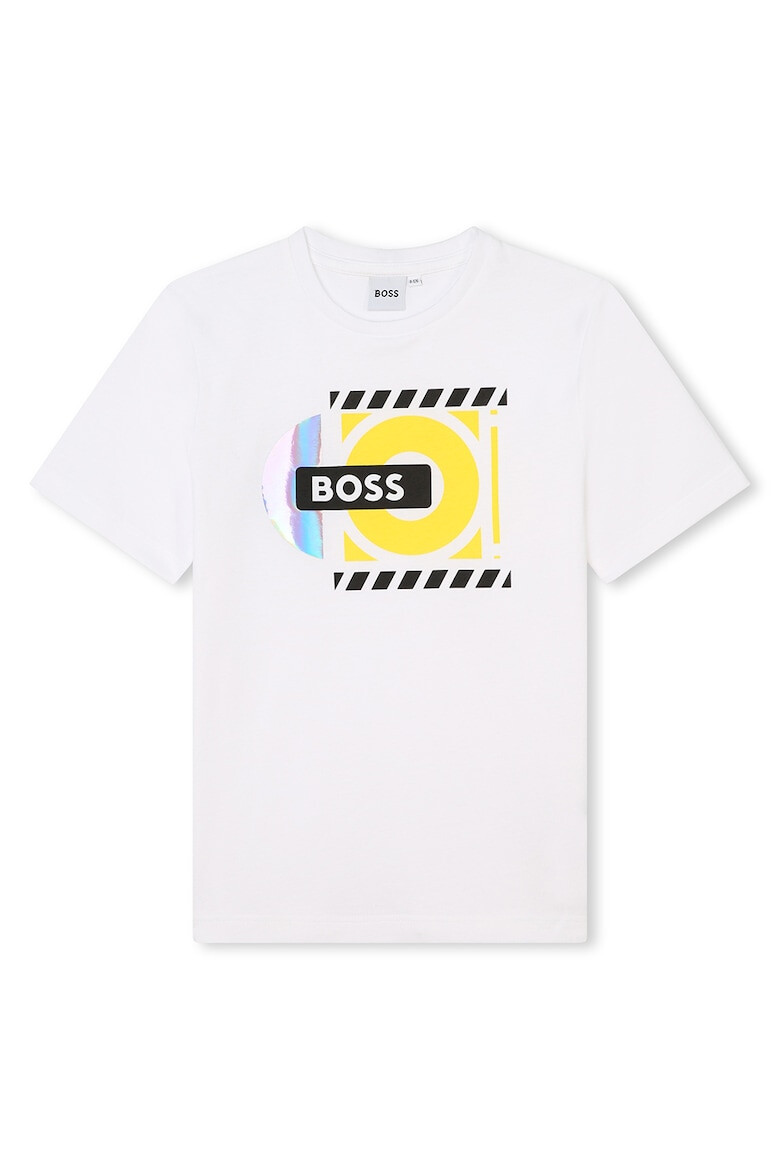 BOSS Kidswear Tricou cu imprimeu logo - Pled.ro