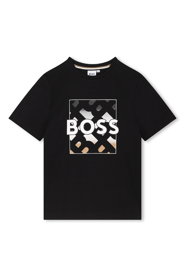 BOSS Kidswear Tricou cu imprimeu logo - Pled.ro