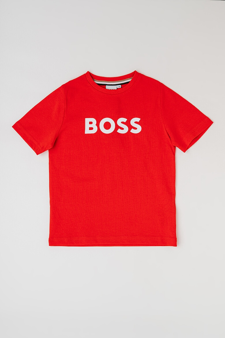 BOSS Kidswear Tricou de bumbac cu imprimeu logo - Pled.ro