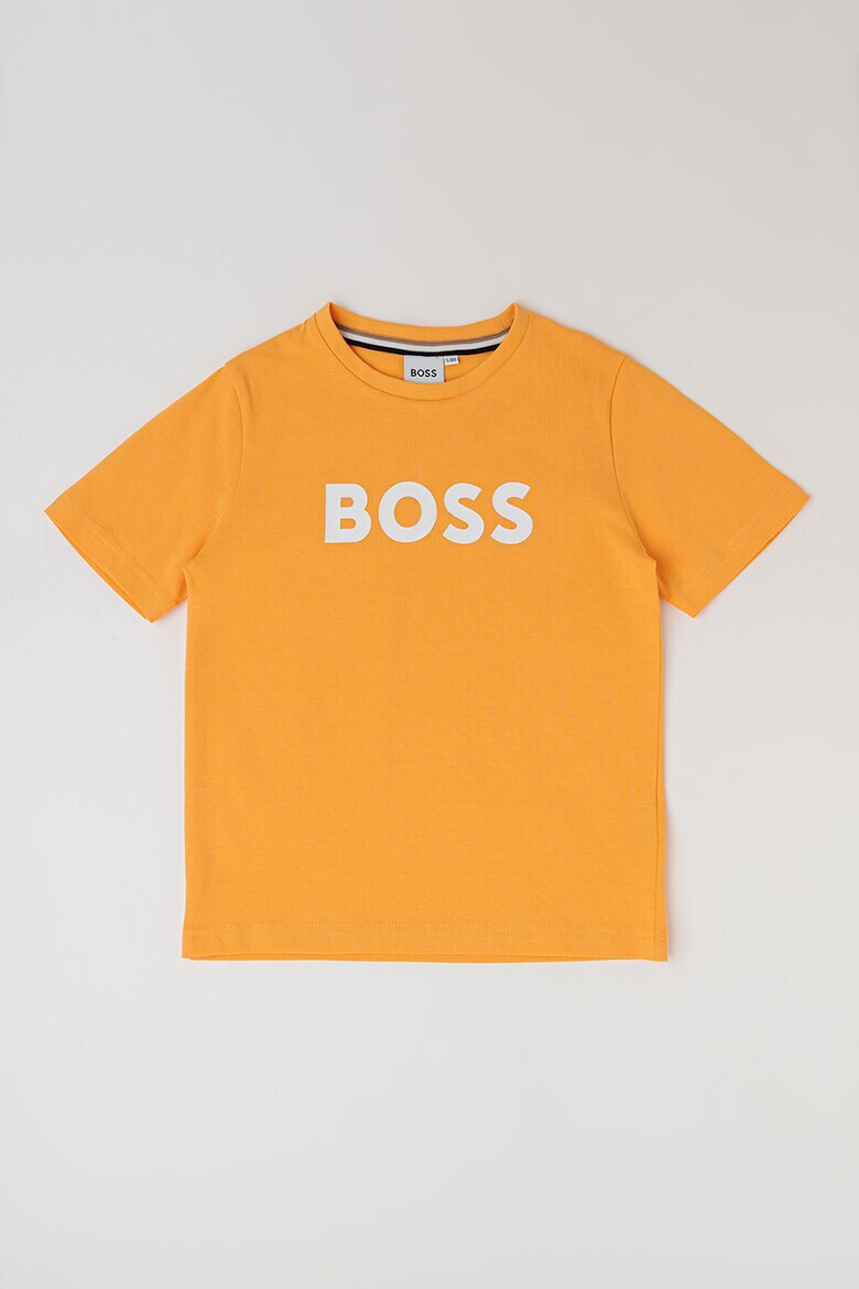 BOSS Kidswear Tricou de bumbac cu imprimeu logo - Pled.ro