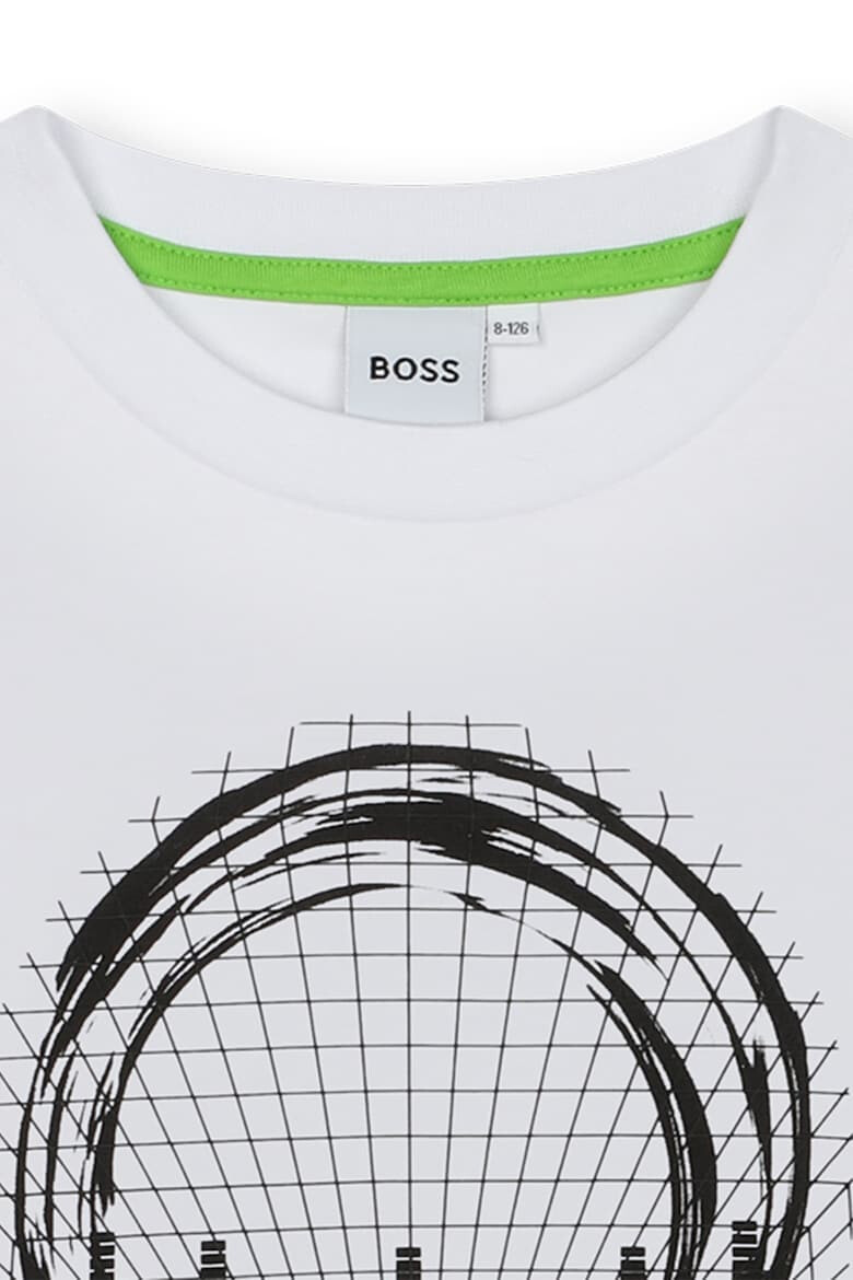 BOSS Kidswear Tricou din amestec de bumbac cu imprimeu grafic - Pled.ro