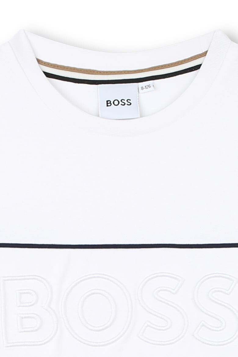 BOSS Kidswear Tricou din amestec de bumbac cu logo - Pled.ro