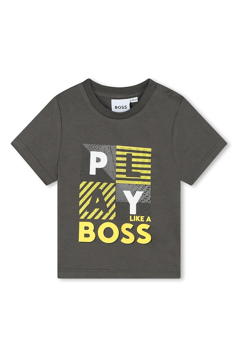 BOSS Kidswear Tricou din bumbac cu imprimeu - Pled.ro