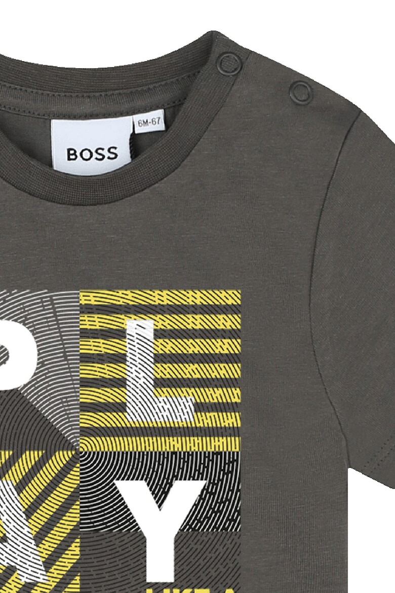 BOSS Kidswear Tricou din bumbac cu imprimeu - Pled.ro