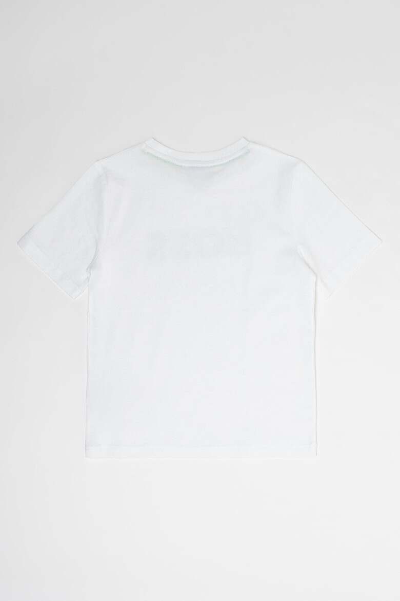 BOSS Kidswear Tricou din bumbac cu imprimeu logo - Pled.ro