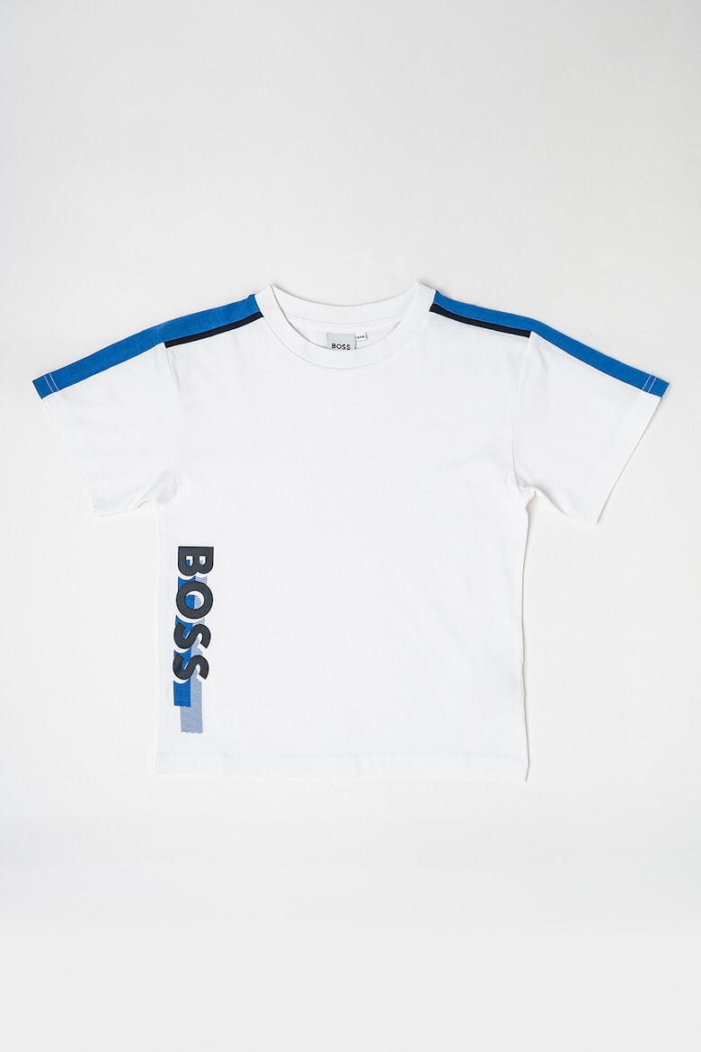 BOSS Kidswear Tricou din bumbac cu imprimeu logo - Pled.ro