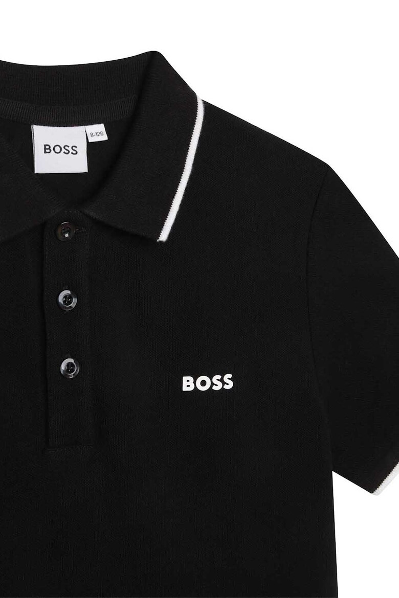 BOSS Kidswear Tricou polo cu imprimeu logo discret - Pled.ro