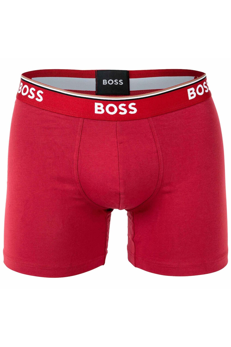 BOSS men's boxer shorts 3-pack - Boxer Briefs 3P Power Cotton Stretch Logo BoxerBr 3P Power 12957 - Pled.ro