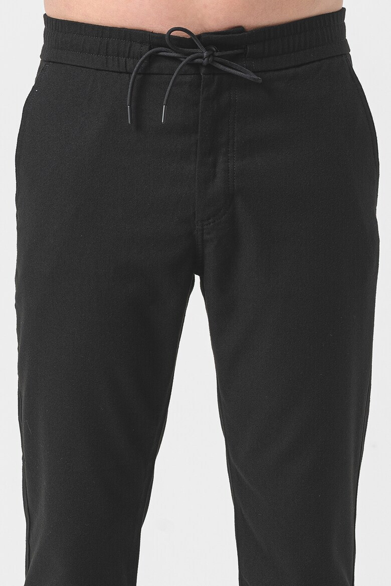 BOSS Pantaloni conici cu snururi - Pled.ro