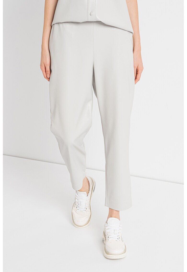 BOSS Pantaloni crop de piele ecologica Tolisa - Pled.ro