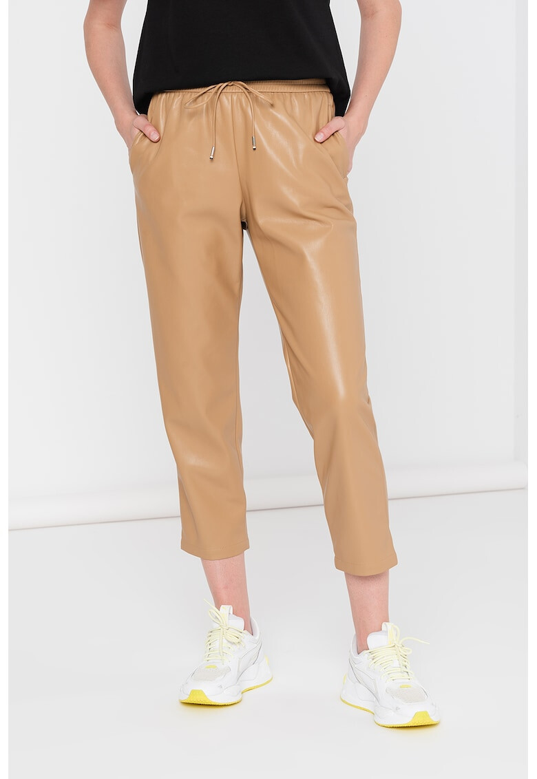 BOSS Pantaloni relaxed fit de piele ecologica Talilia - Pled.ro