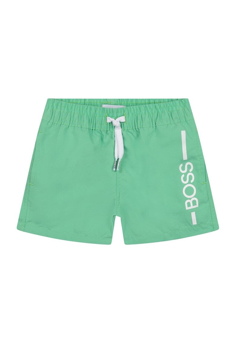 BOSS Pantaloni scurti de baie cu imprimeu logo - Pled.ro